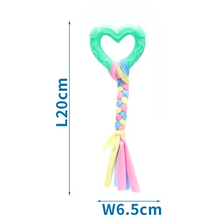 Nobleza zelené srdiečko s uzlíkom 6,5 x 20 cm